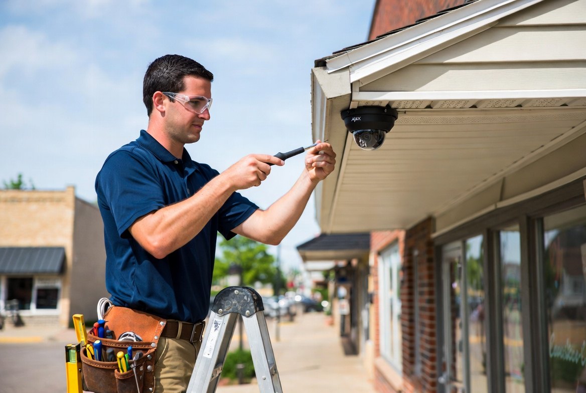 Security camera installation in southwest Kansas